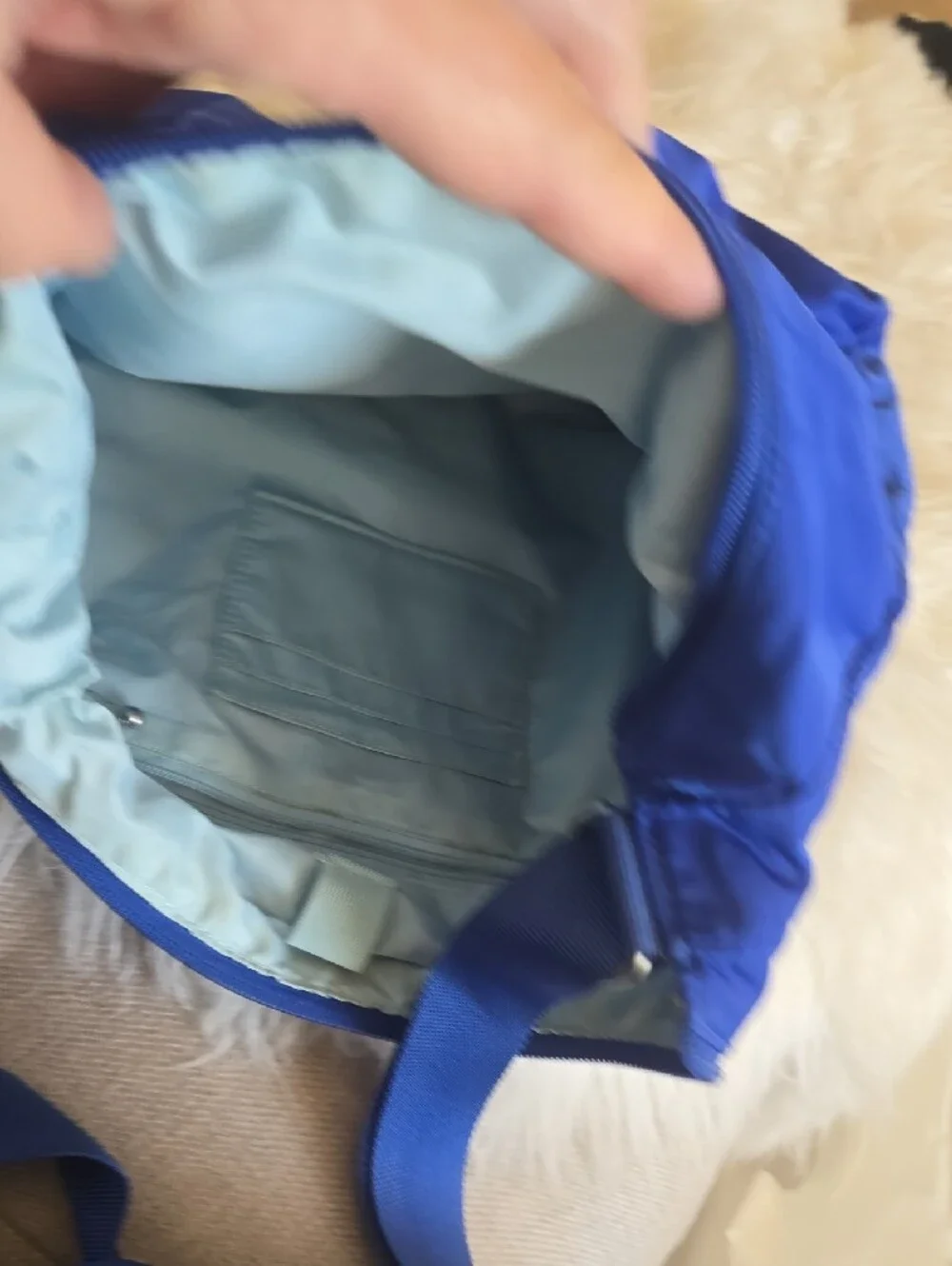 Baggallini Royal Blue Nylon Crossbody Bag - Picture 3 of 9